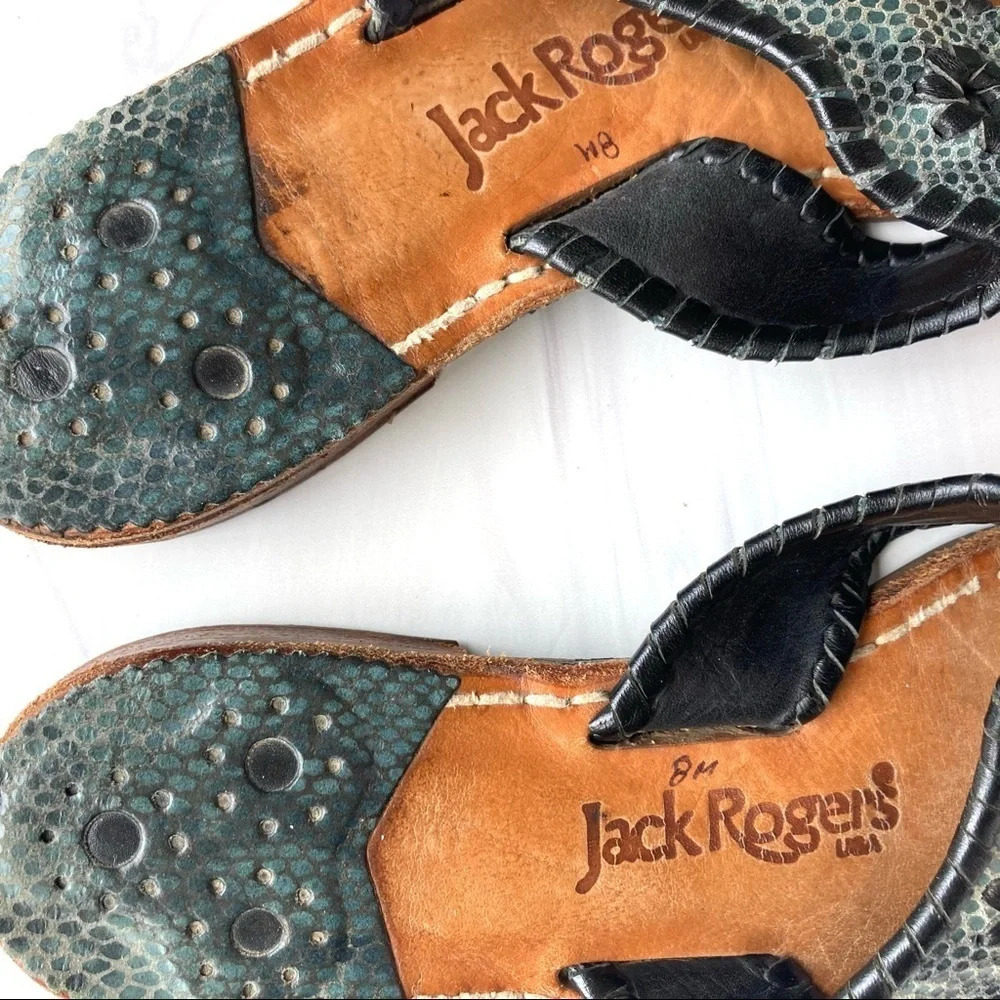 Jack Rogers Navajo Sandals Reptile 8‎ - Picture 3 of 7